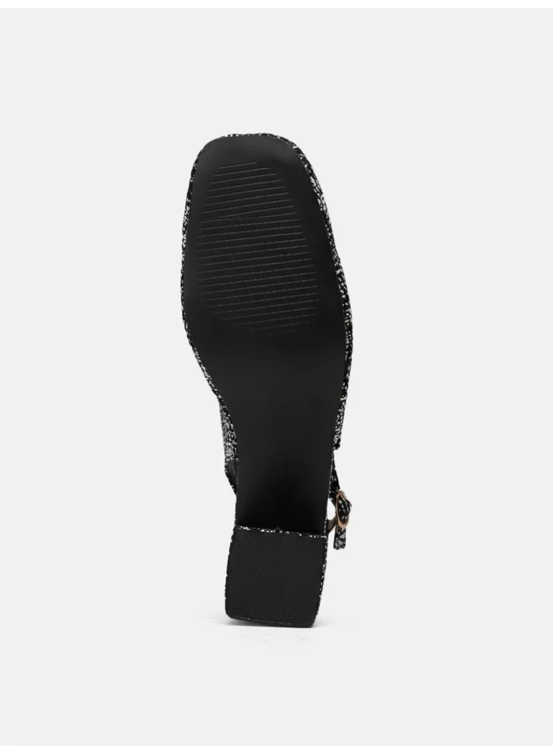 ZORIWORLD Black Zoriworld Jane Black Heels 2.5 Heel Rubber Sole  | Best Price UAE
